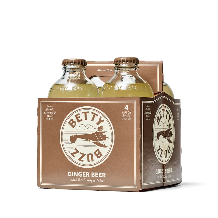 Betty Buzz Non-Alcoholic Ginger Beer (4 pack)
