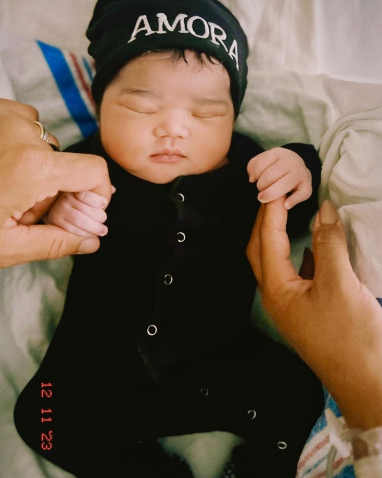 Ciara and Russell Wilson&rsquo;s baby, Amora. Screenshot via Instagram