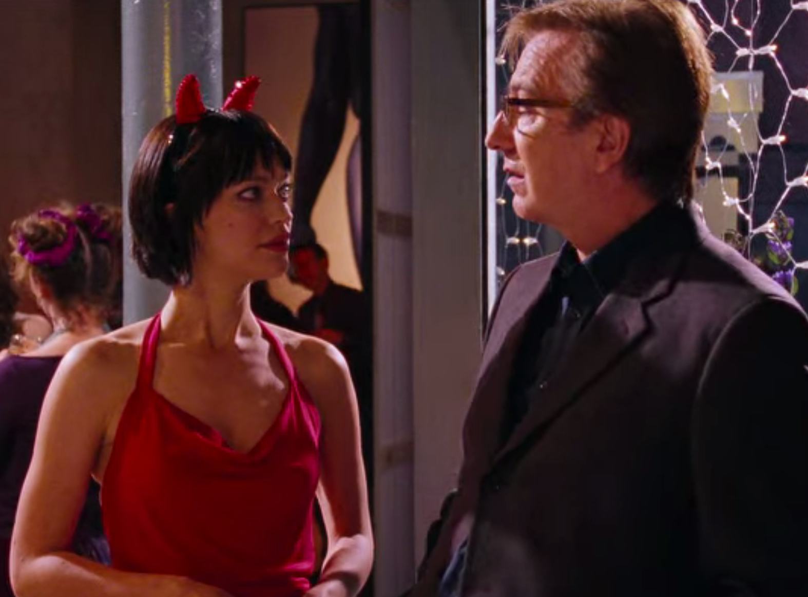 Mia and Harry in &lsquo;Love Actually.&rsquo; Screenshot via Netflix