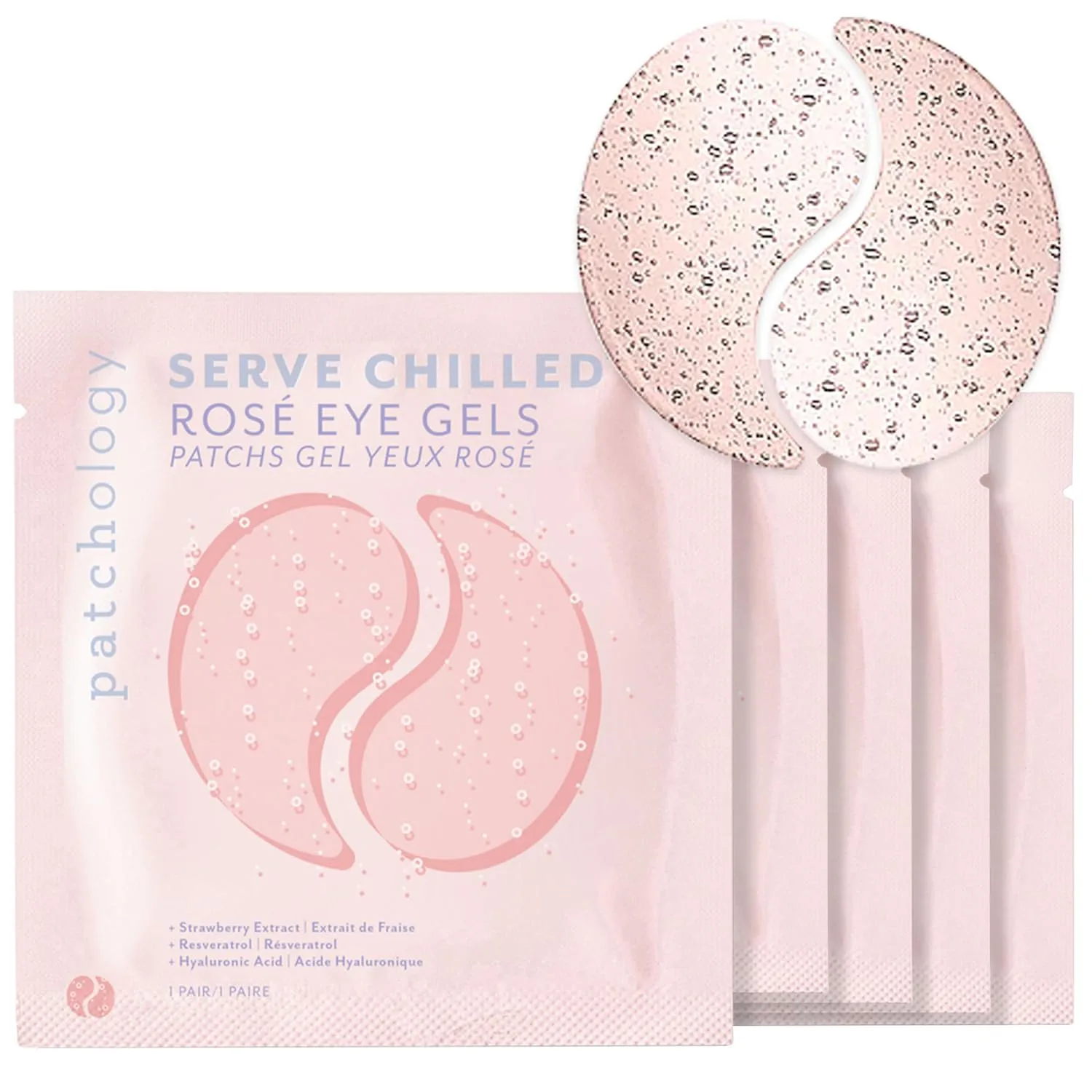 Patchology Rosé Hydrating Under Eye Patches (5 Pairs)
