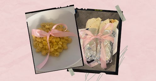 On TikTok, users can't help but relate to videos of different foods wearing pink bows.