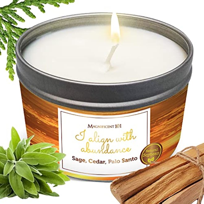 MAGNIFICENT 101 Affirmations Sage Candle