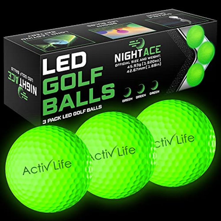 Activ Life Super Bright LED Golf Balls (3-Pack)