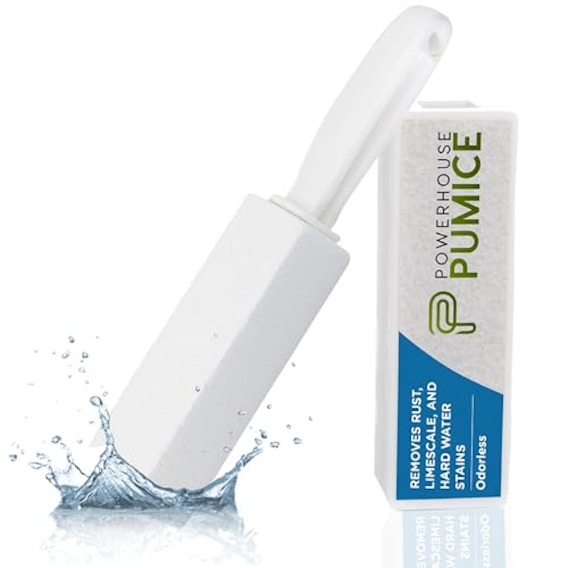 Powerstone Pumice Stone Toilet Bowl Cleaner with Handle