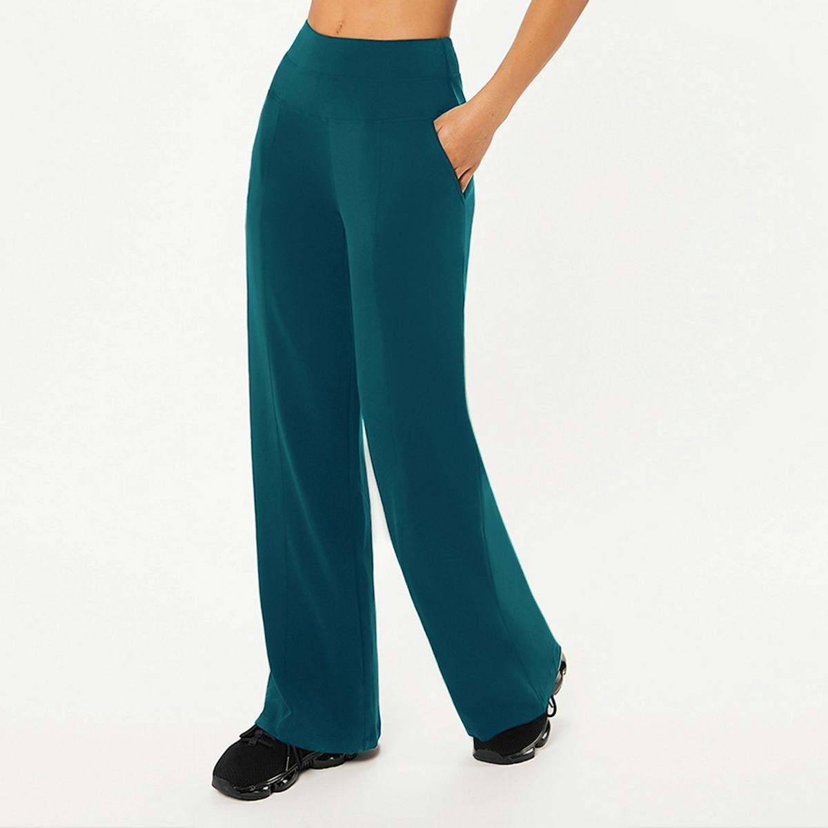 Modal Silk Touch Relaxed Lounge Pants (Green)