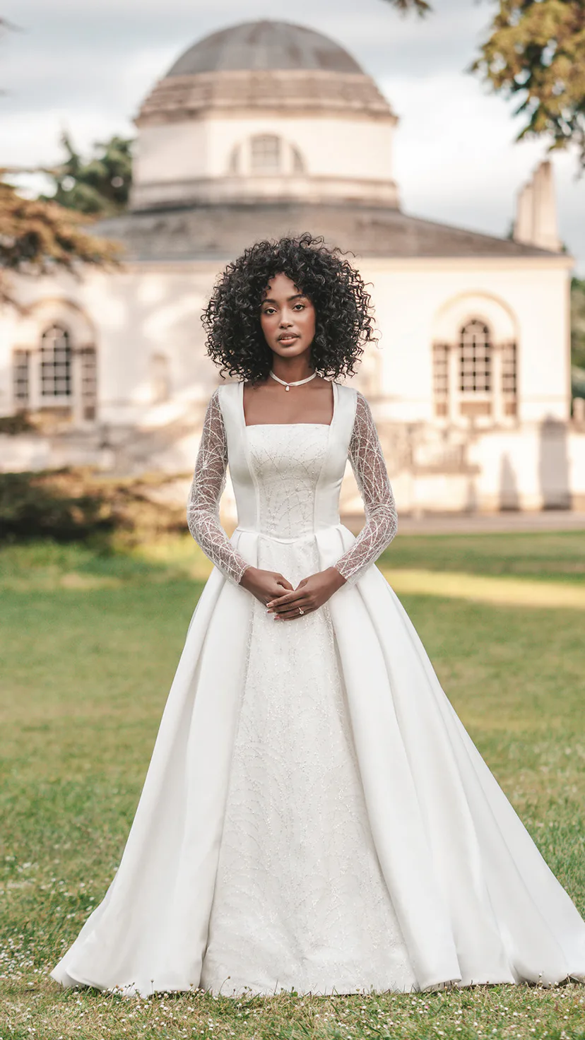 Inside Allure Bridals' 2024 'Bridgerton' Wedding Dresses Inside Allure Bridals' 2024 'Bridgerton' Wedding Dresses