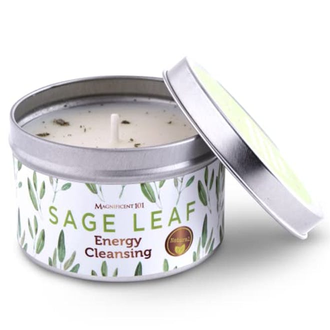 Magnificent 101 Sage Leaf Energy Cleansing Candle
