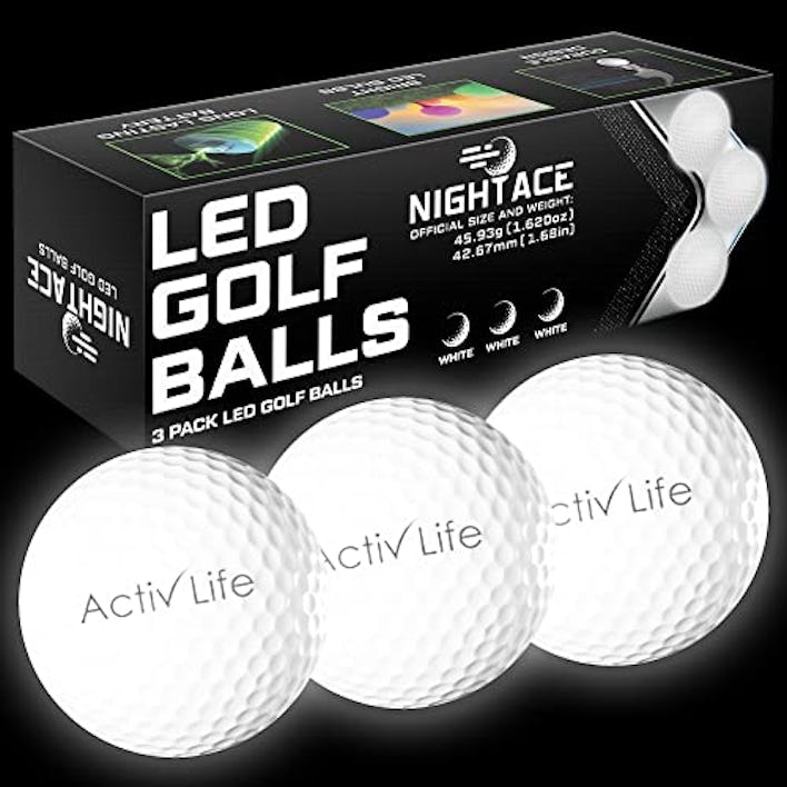 Activ Life Super Bright LED Golf Balls (3-Pack)