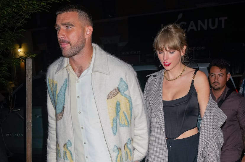 Travis Kelce and Taylor Swift.