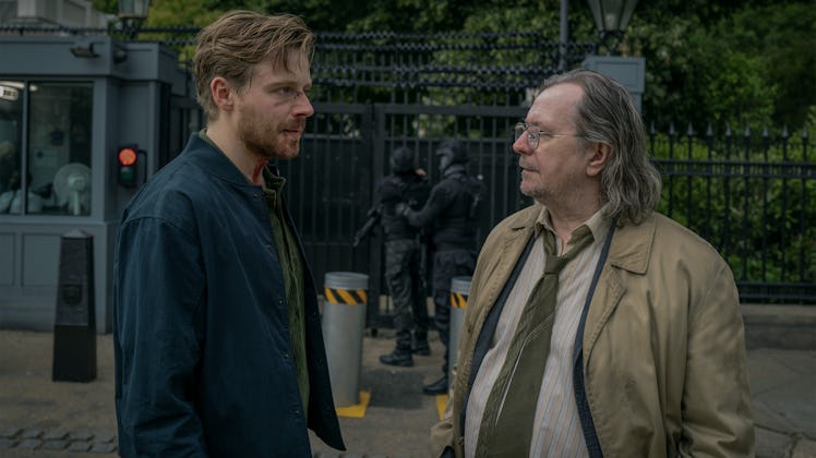 Jack Lowden and Gary Oldman in 'Slow Horses' Season 3