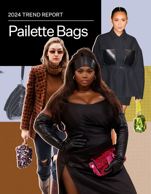 sequin bags 2024 fashion trend