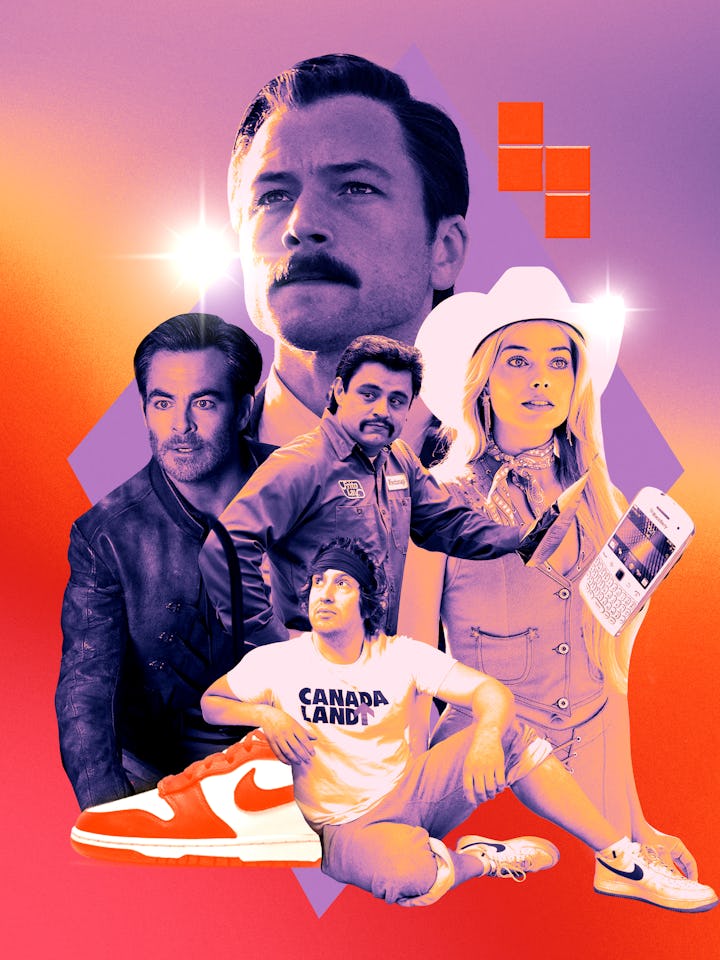 A collage of characters from 2023's brand movies