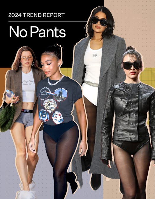 no pants 2024 fashion trend