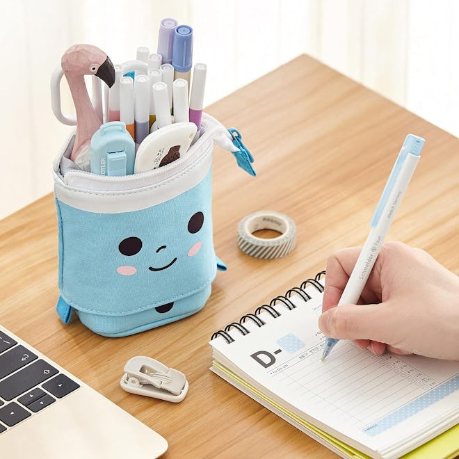 ANGOOBABY Standing Pencil Case