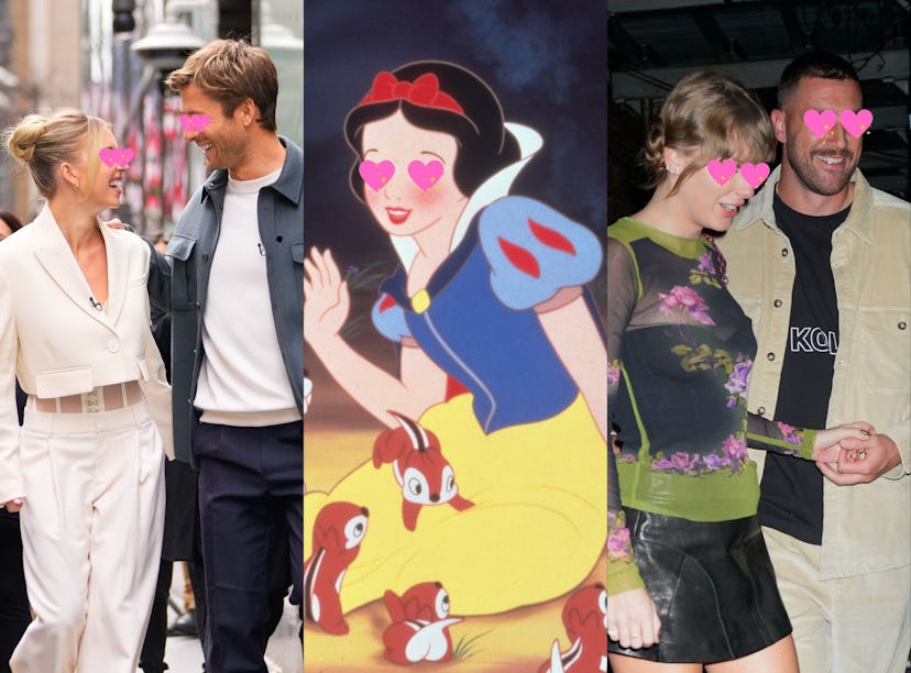 Sydney Sweeney and Glen Powell, Snow White, and Taylor Swift and Travis Kelce
