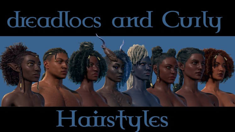 Baldur's Gate 3 hair Nexus Mod