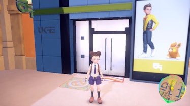 My Avatar standing outside Rough and Tough - a clothing shop