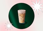 I tried Starbucks' new Merry Mint White Mocha for the holidays. 