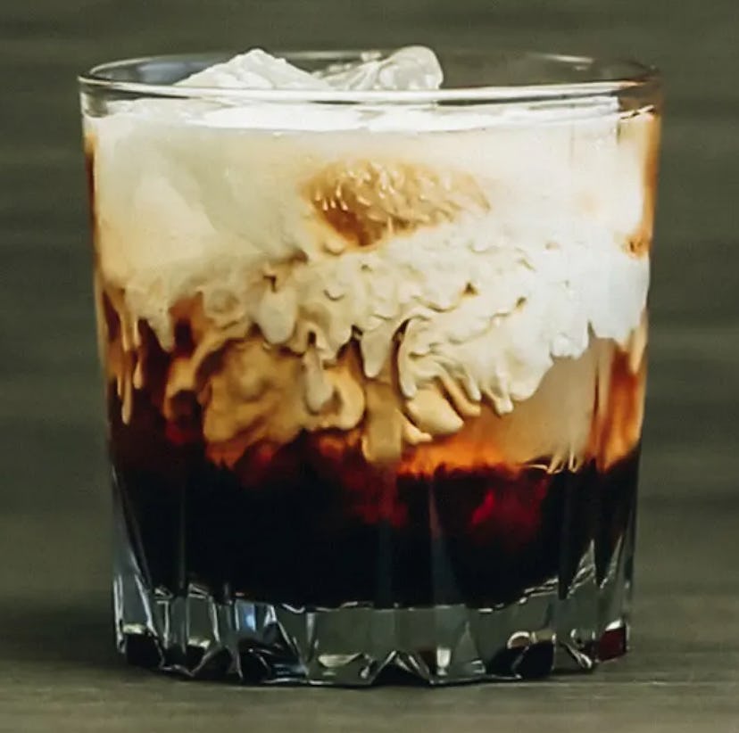 The holiday drink that matches Scorpio's vibe is a White Russian.
