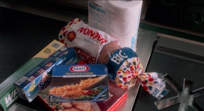 Kevin McAllister's groceries came to $19.83 in 1990.