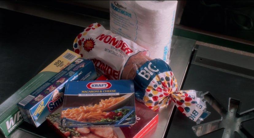 Kevin McAllister's groceries came to $19.83 in 1990.
