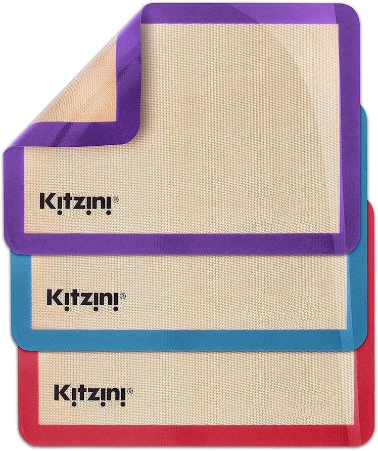 Kitzini Silicone Baking Mats (3-Pack)