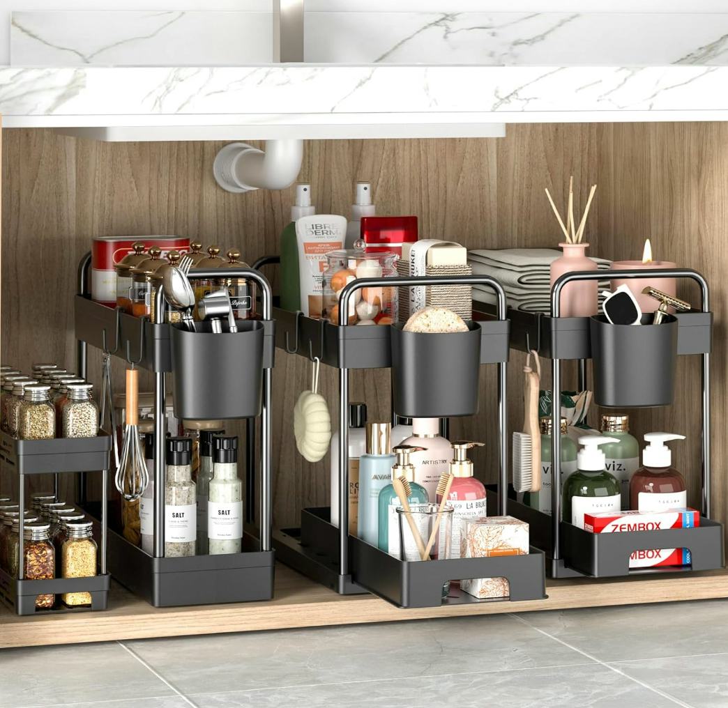 ZIZOTI Under Sink Organizer (4-Pack)