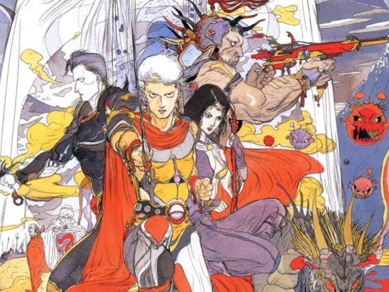 Final Fantasy 2 Yoshitaka Amano Art