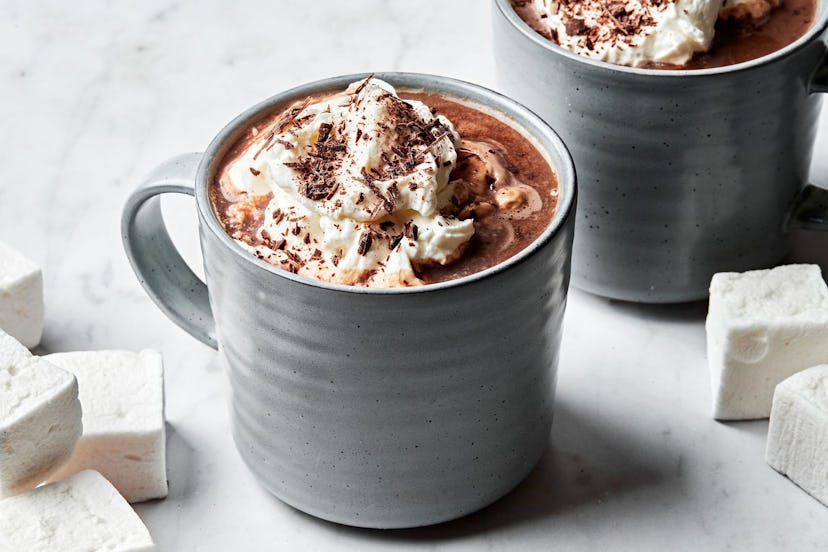 hot chocolate is a great winter solstice recipe. 