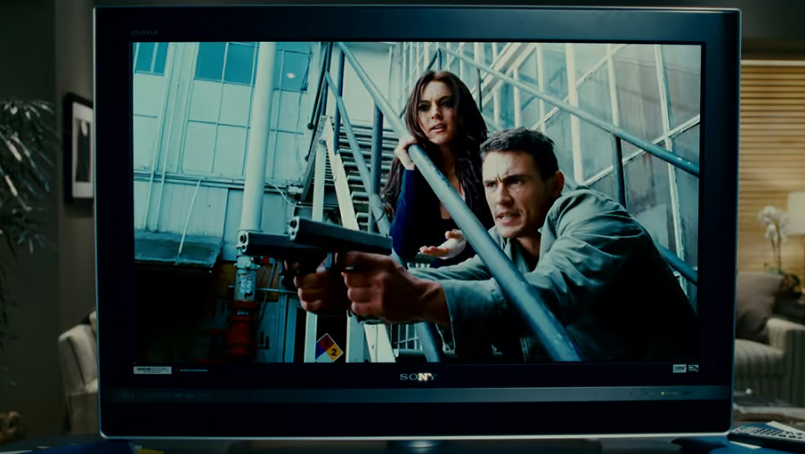 Lindsay Lohan and James Franco in &lsquo;The Holiday&rsquo;