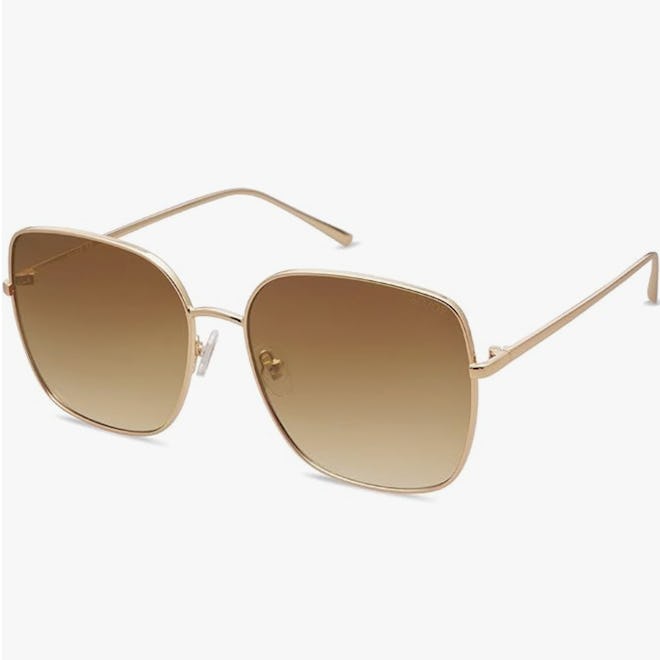 SOJOS Trendy Metal Frame Sunglasses