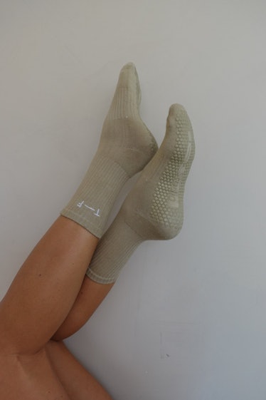 Peanut Pilates Grip Socks