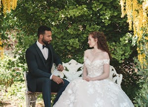 The Allure Bridals 2024 Bridgerton Wedding Collection features wedding gowns inspired by Bridgerton ...