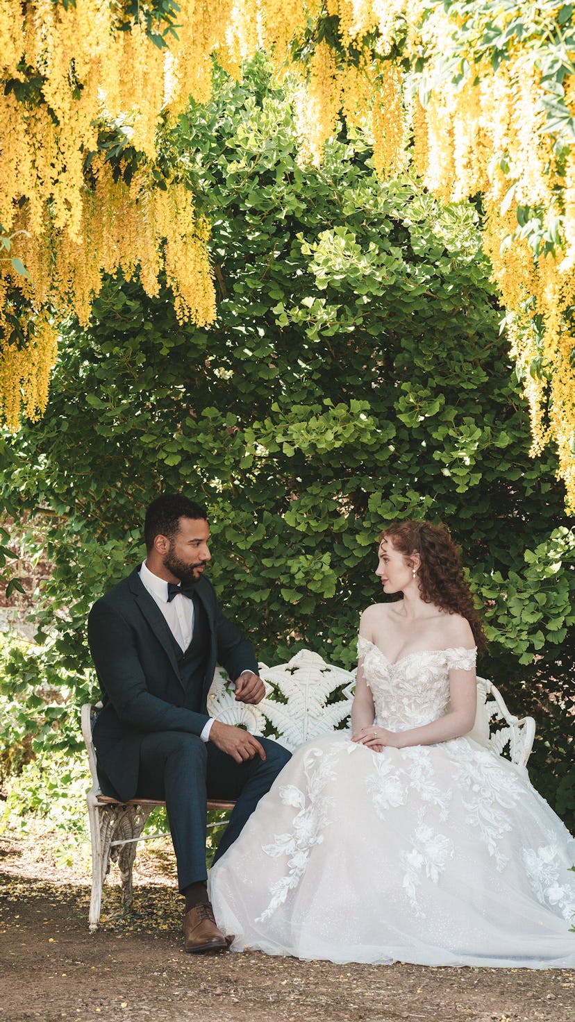 The Allure Bridals 2024 Bridgerton Wedding Collection features wedding gowns inspired by Bridgerton ...