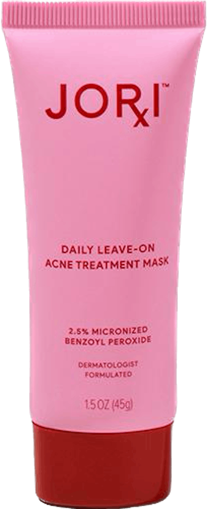 JORI Daily Leave-On Acne Treatment Mask with 2.5% Micronized Benzoyl Peroxide + Botanicals for Adult...