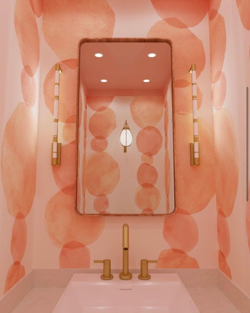 pantone peach fuzz home
