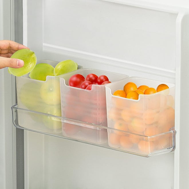 Poeland Refrigerator Organizer Box (Pack of 3)