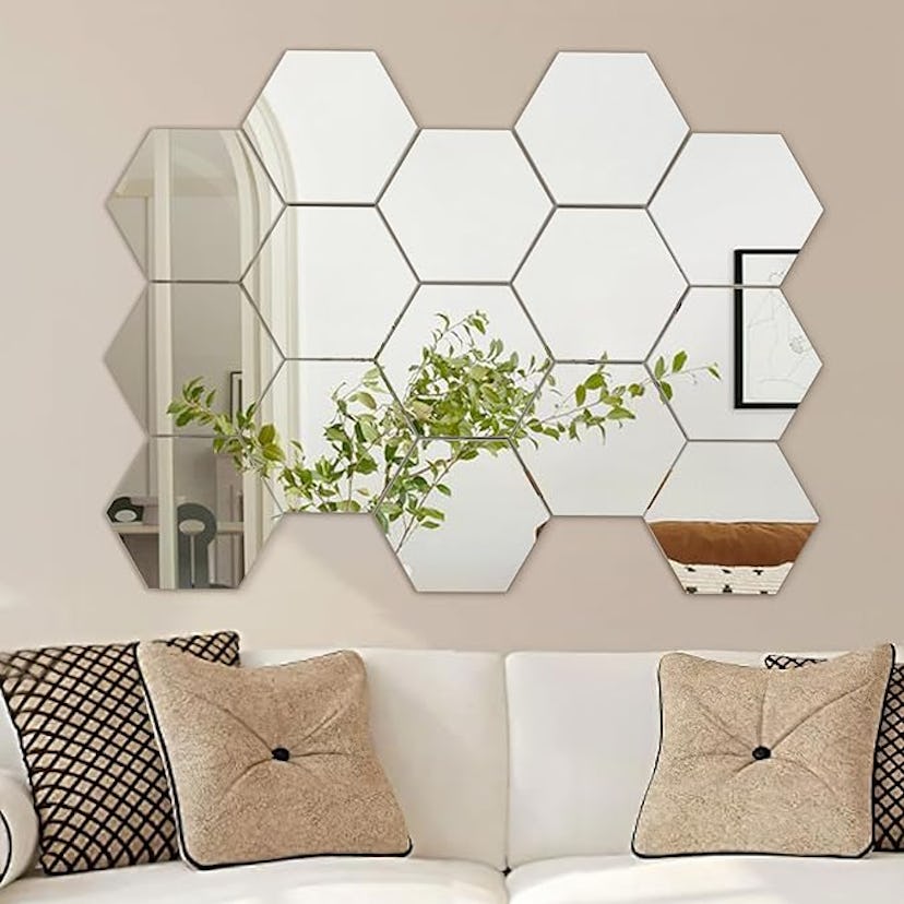 Kemmandi Hexagonal Mirror (10 Pieces)