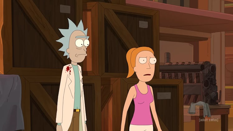 Rick and Summer in 'Rick and Morty'