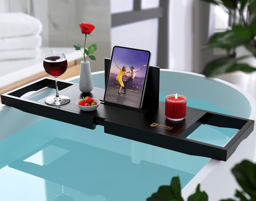ROYAL CRAFT WOOD Luxury Bathtub Tray Caddy