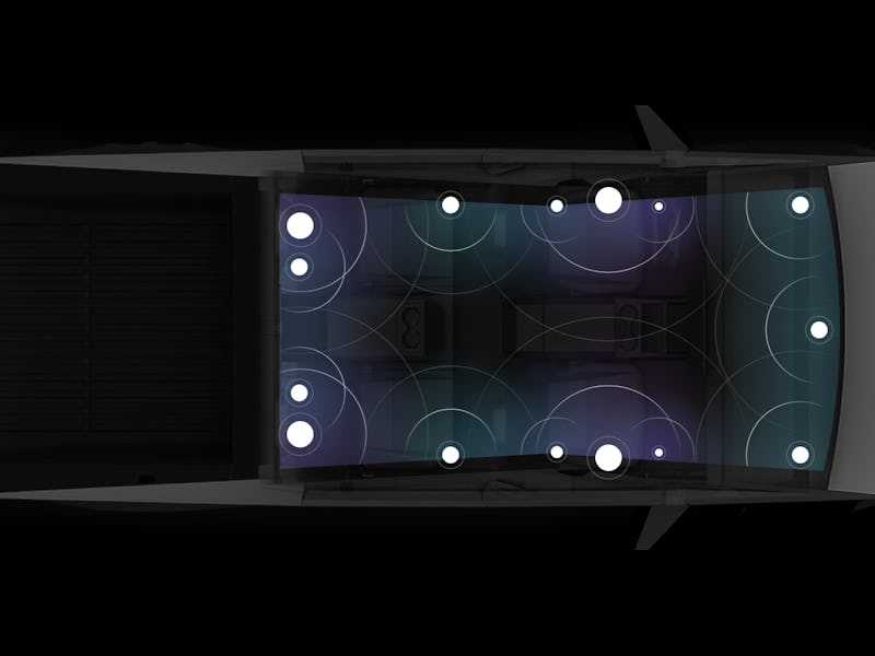 Tesla Cybertruck sound system diagram