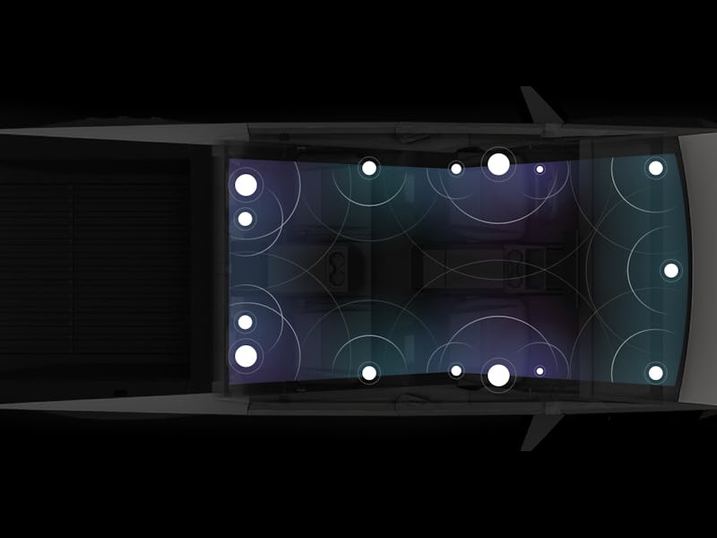 Tesla Cybertruck sound system diagram