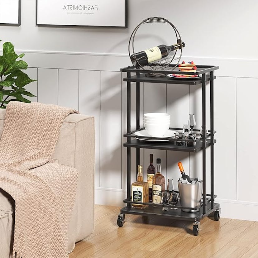 OKZEST 3 Tier Bar Cart