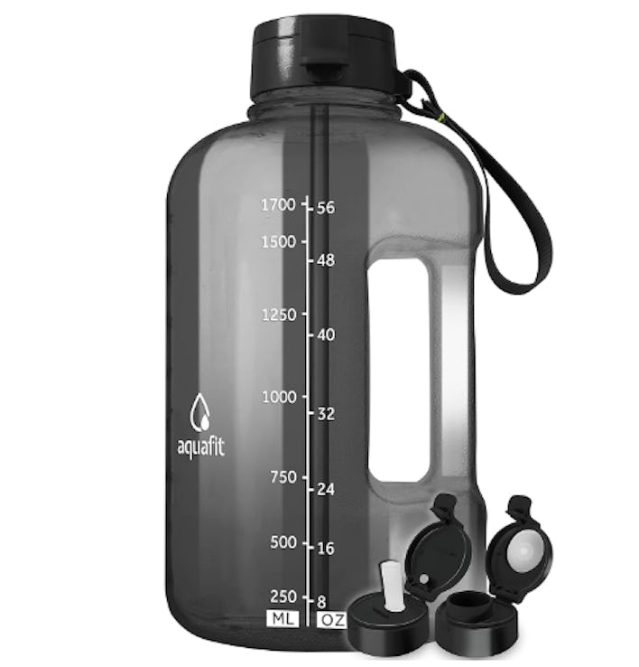 AQUAFIT Half-Gallon Water Bottle With Time Marker