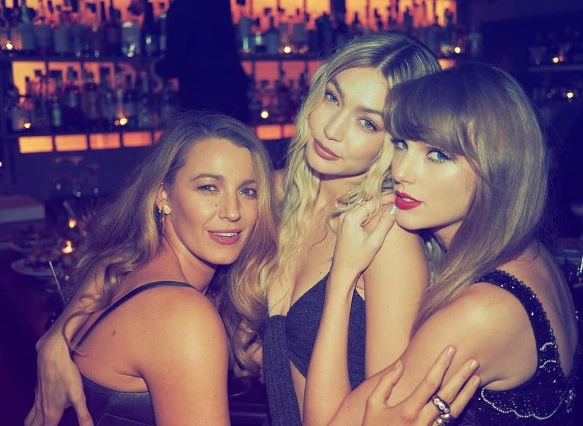 Blake Lively and Gigi Hadid celebrated Taylor Swift's birthday in New York City on Dec. 13.