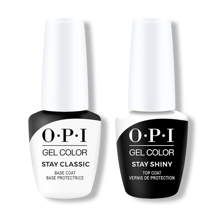 OPI GelColor Stay Classic Base & Stay Shiny Top Coat