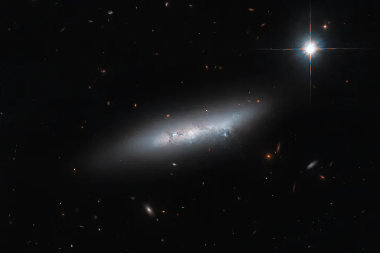 Irregular Space New Hubble Image Captures a Galaxy In Perhaps Its Most Disheveled State