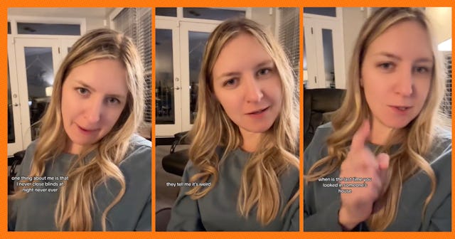 One woman sparked a discourse after saying that no one is looking inside people's homes so she doesn...