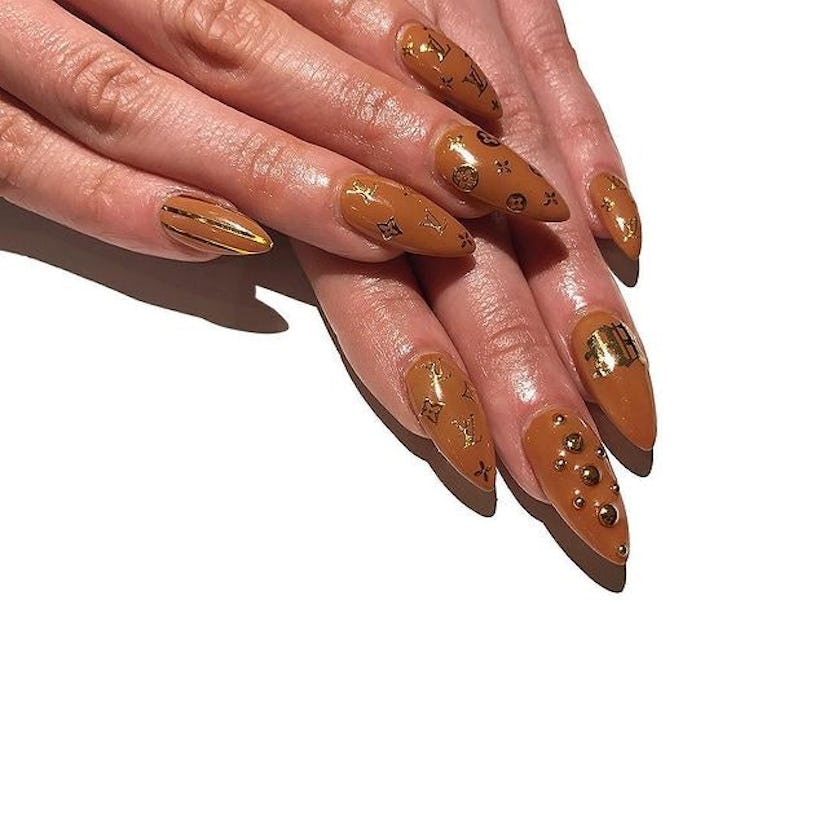 “New money” nail art ideas.