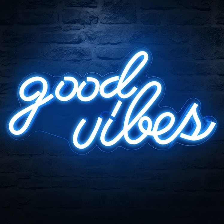 DECANIT Good Vibes Neon Sign